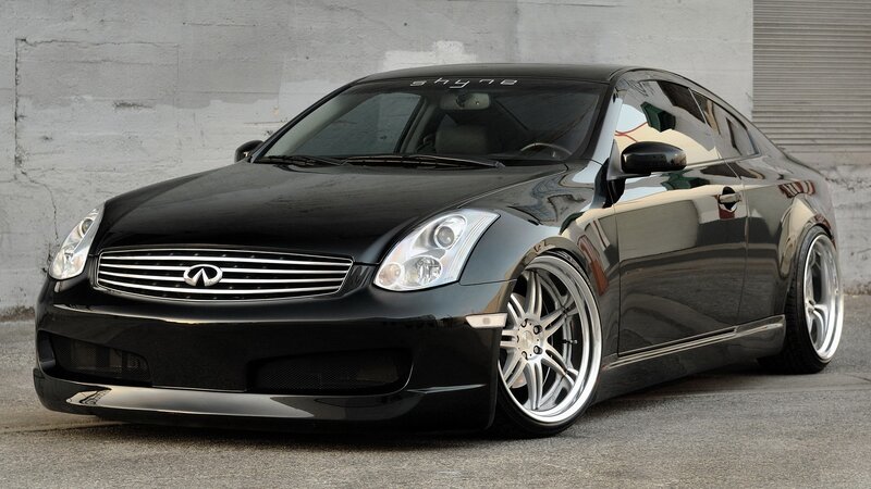 black infiniti g35 coupe
