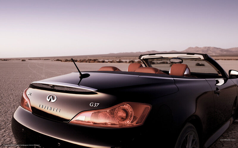Black Infiniti G37 Convertible — Serene