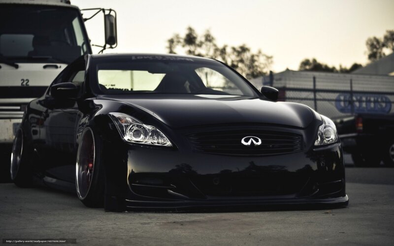 black infiniti g37 coupe
