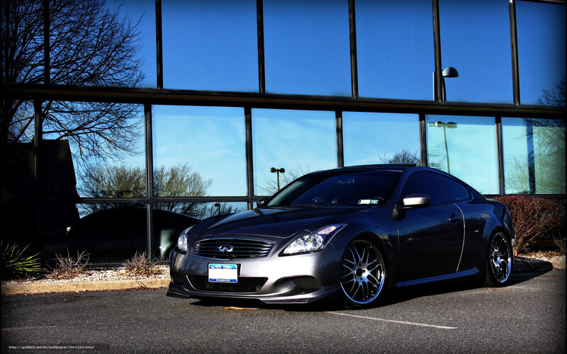 Black Infiniti G37 Coupe — Dramatic