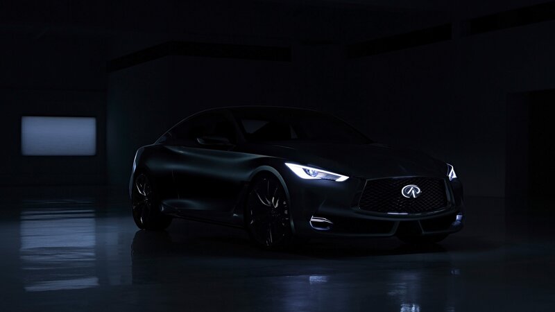 Black Infinix Concept Car — Dramatic