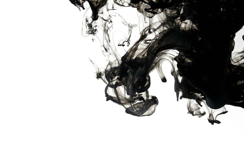 Black Ink in Water — Dramatic, Abstract, Smoke, Fluid