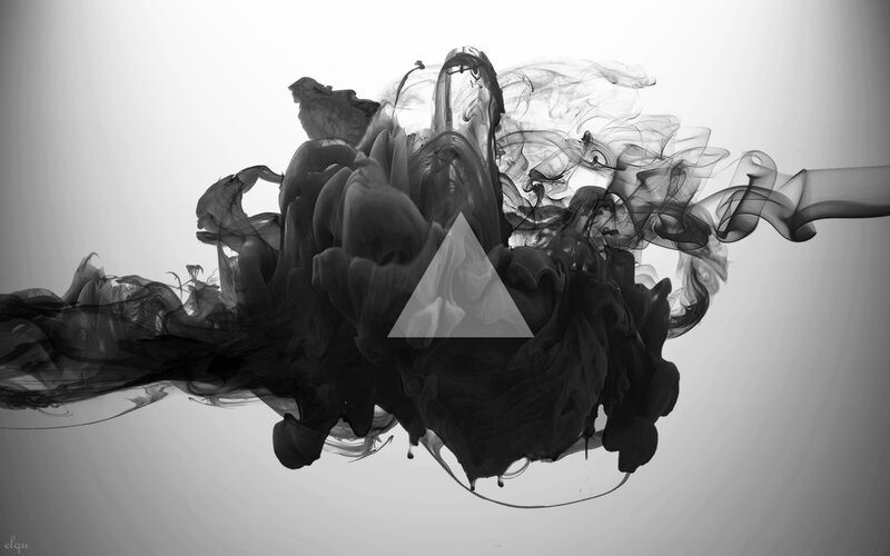 Black Ink in Water — Dramatic, Abstract, Smoke