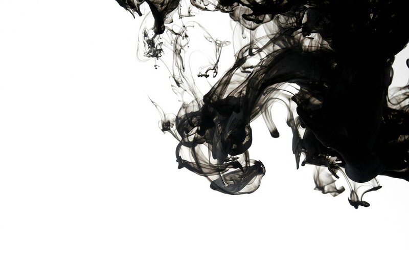 Black Ink in Water — Liquid