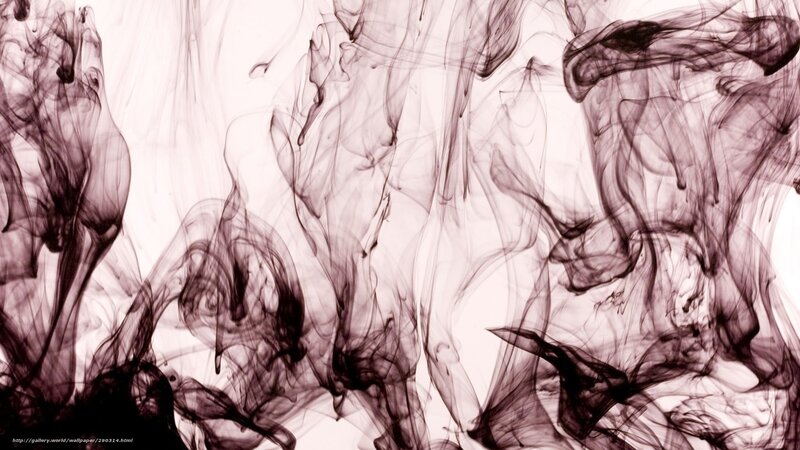 black ink in water