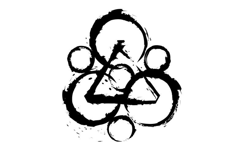 black ink symbol design