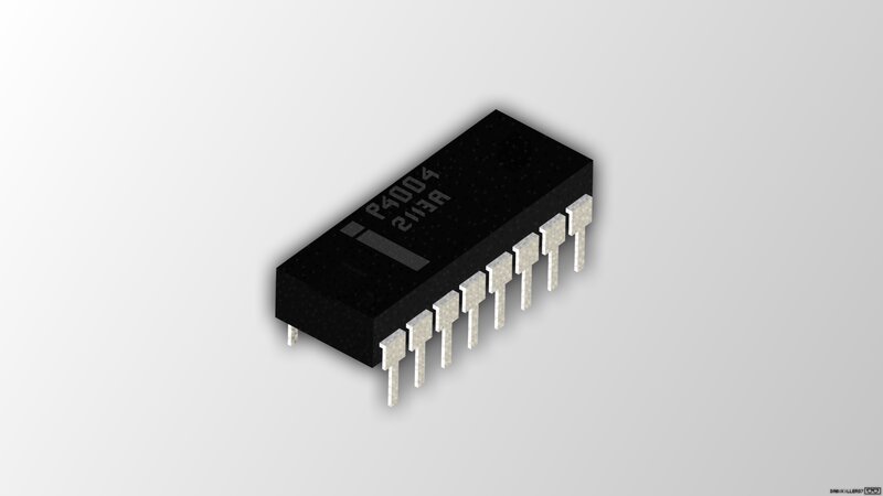 Black Integrated Circuit