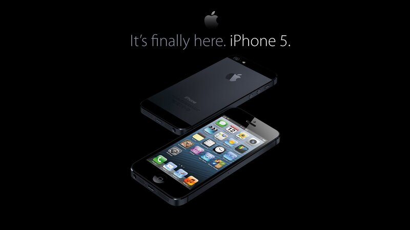 Black IPhone 5 Phones — Dramatic