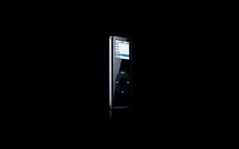 Black Ipod Nano — Minimalist
