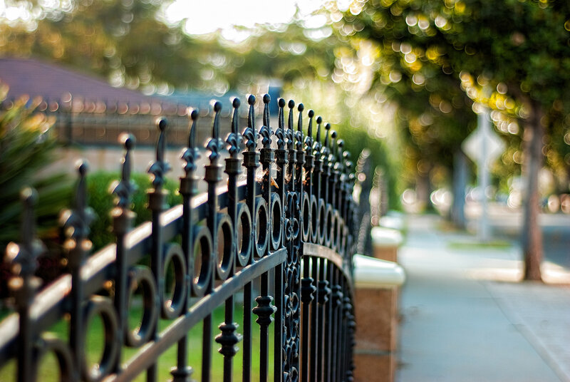 Black Iron Fence