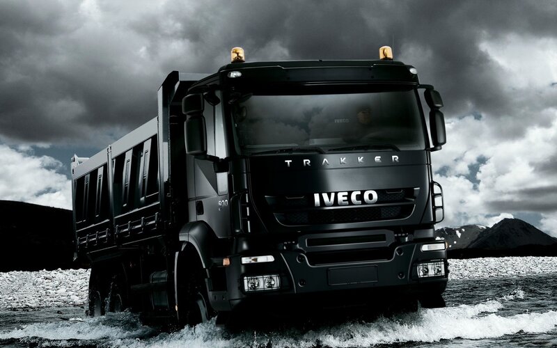 Black Iveco Truck