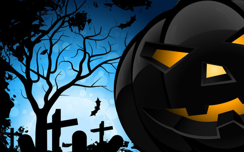 Black Jack-o'-lantern — Blue