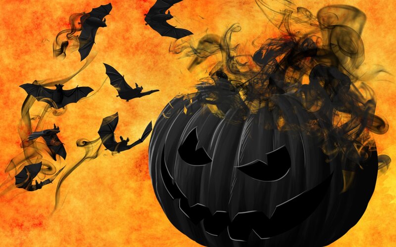 Black Jack-o'-lantern — Orange