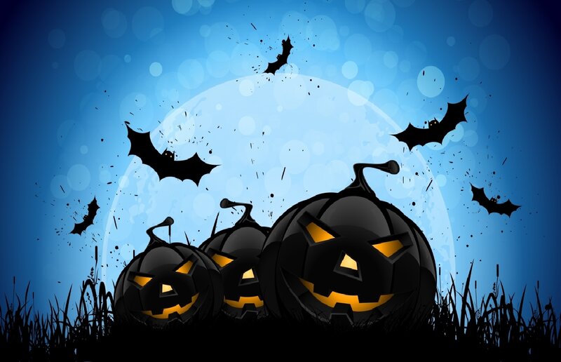 Black Jack-o'-lanterns