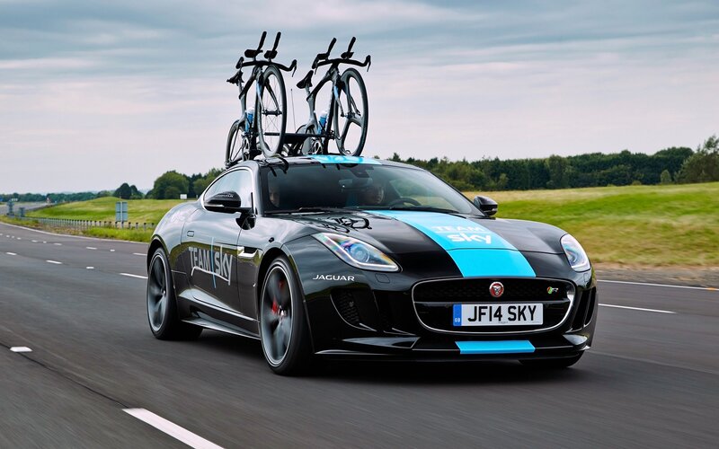 Black Jaguar Car — Dynamic, Afternoon