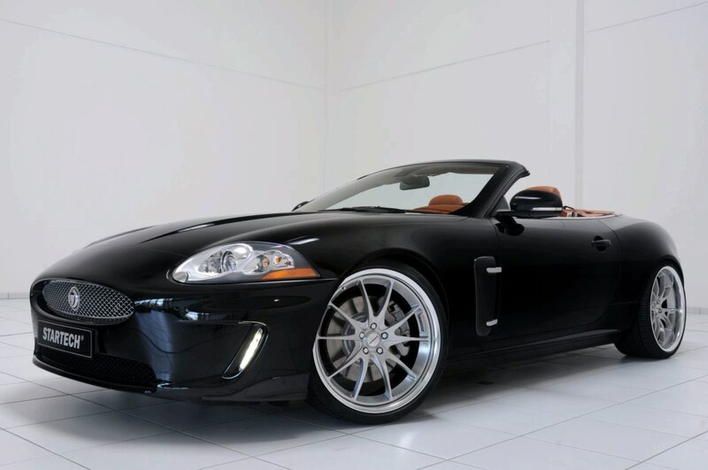 Black Jaguar Convertible Car