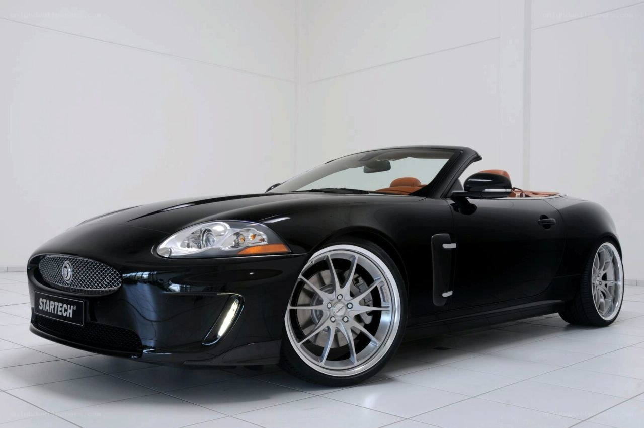Black Jaguar Convertible Car