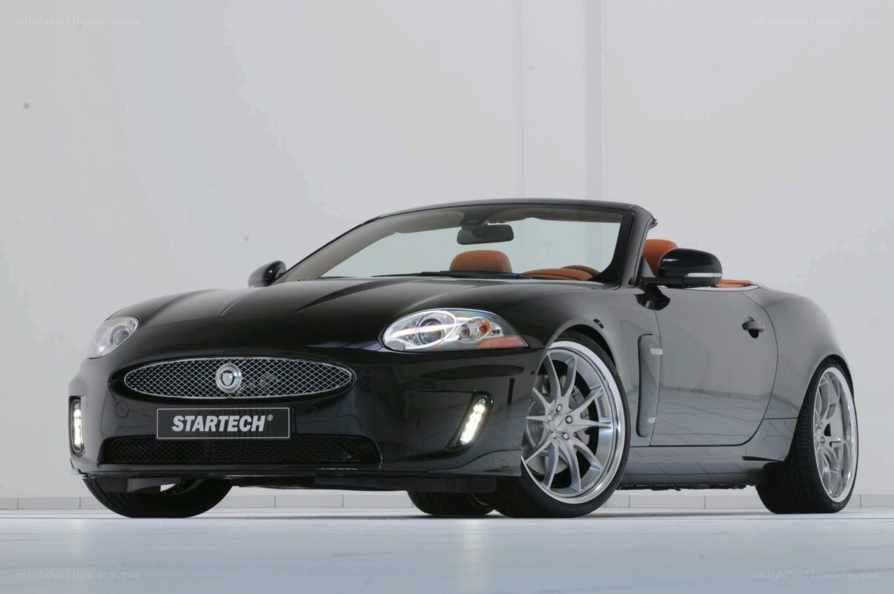 Black Jaguar Convertible Car