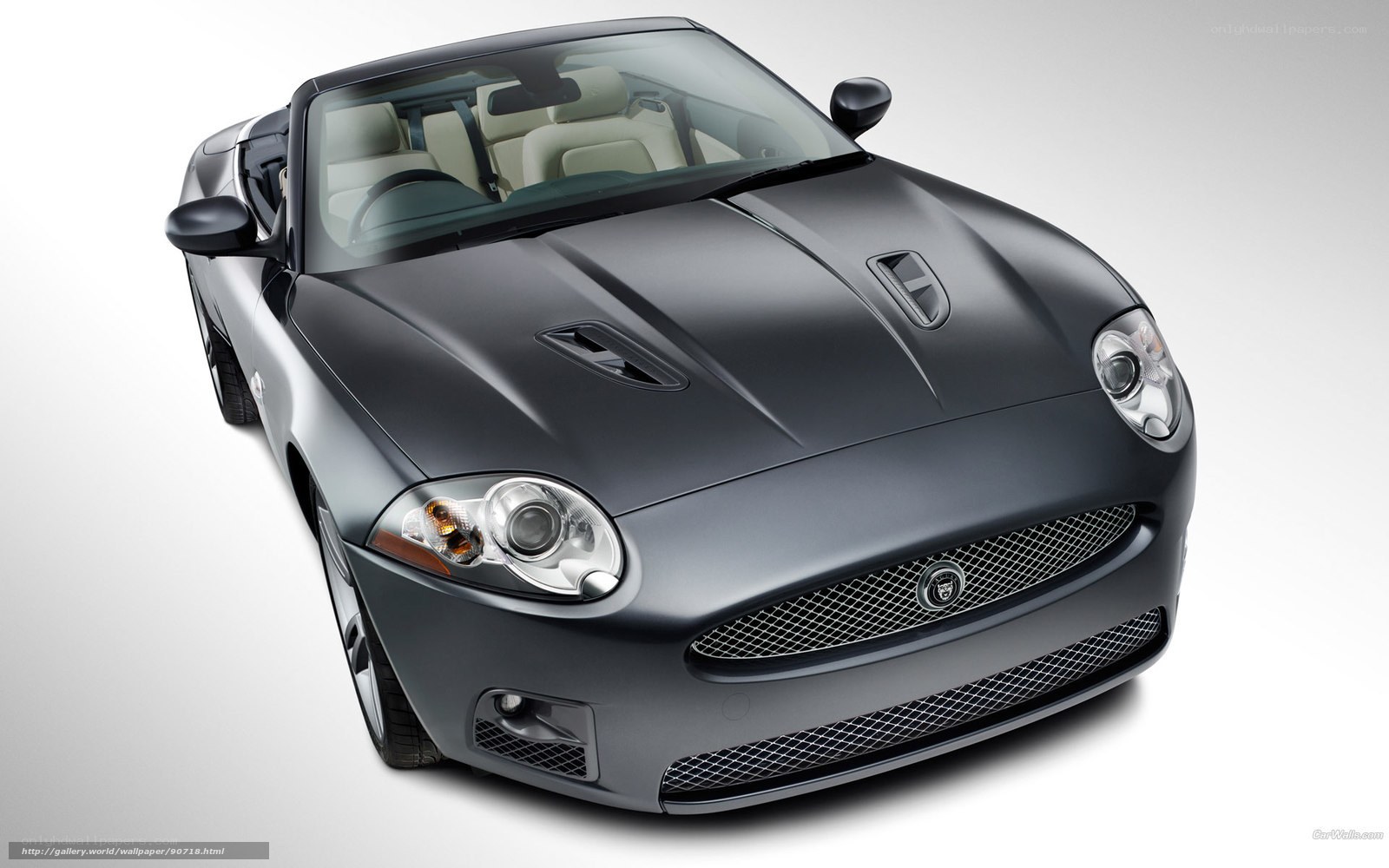 Black Jaguar Convertible Car