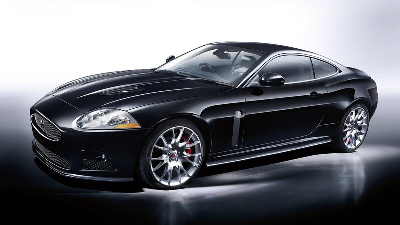 black jaguar coupe