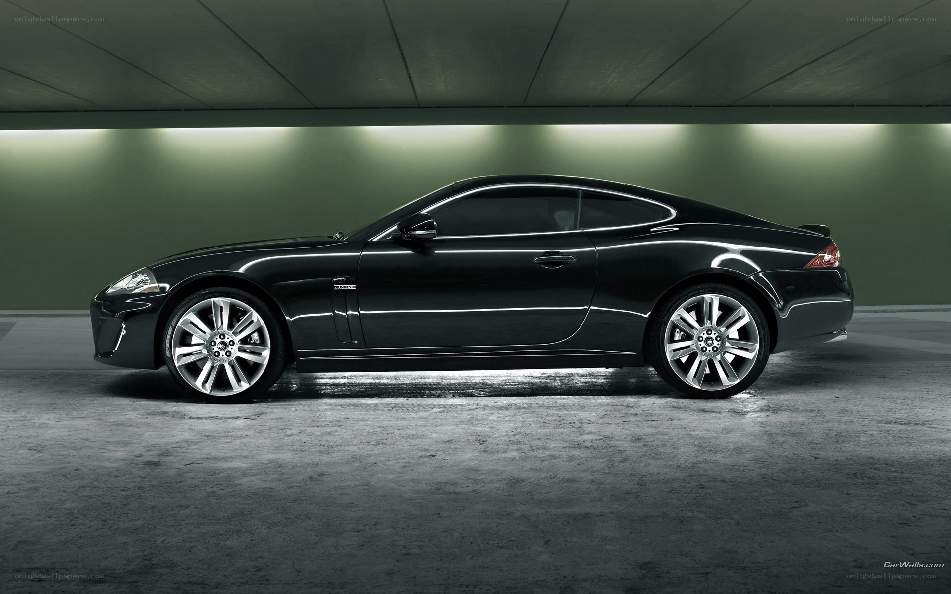black jaguar coupe