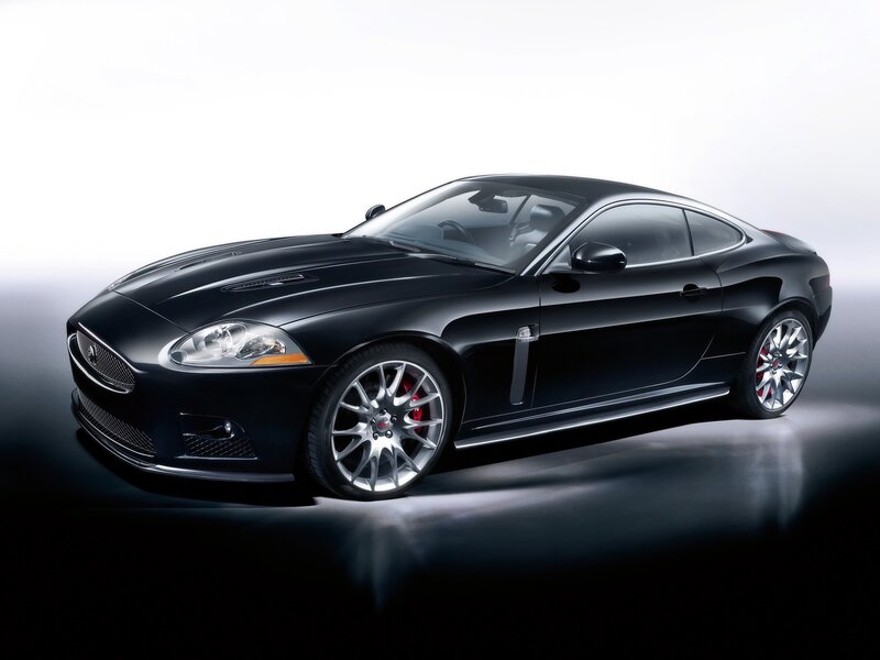 Black Jaguar Coupe — Dramatic, Photograph, Car