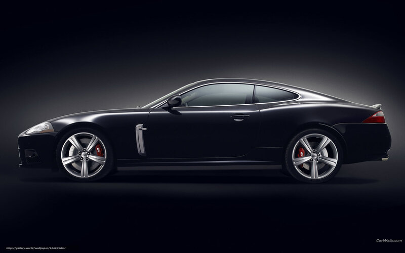 Black Jaguar Coupe — Dramatic
