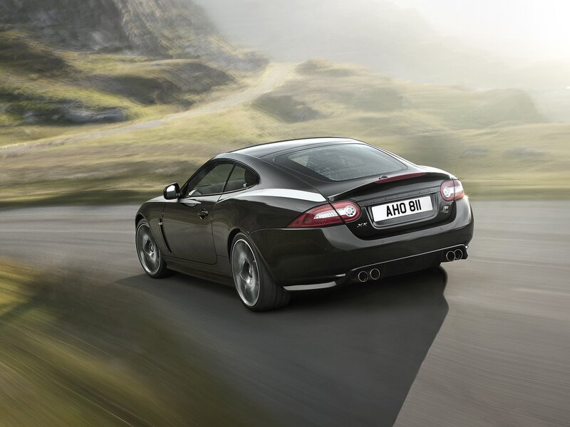 Black Jaguar Coupe — Dynamic, Morning