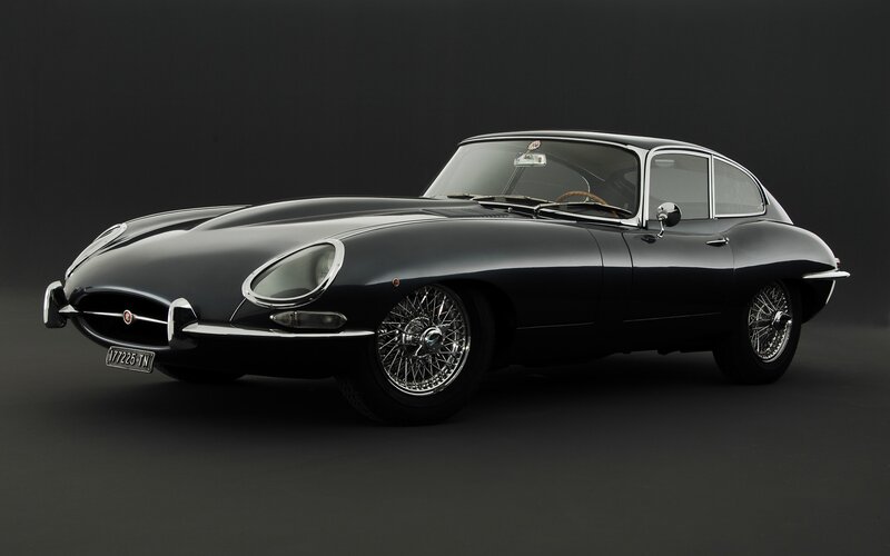 Black Jaguar E-type Coupe