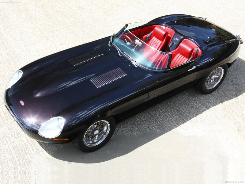 Black Jaguar E-Type Roadster