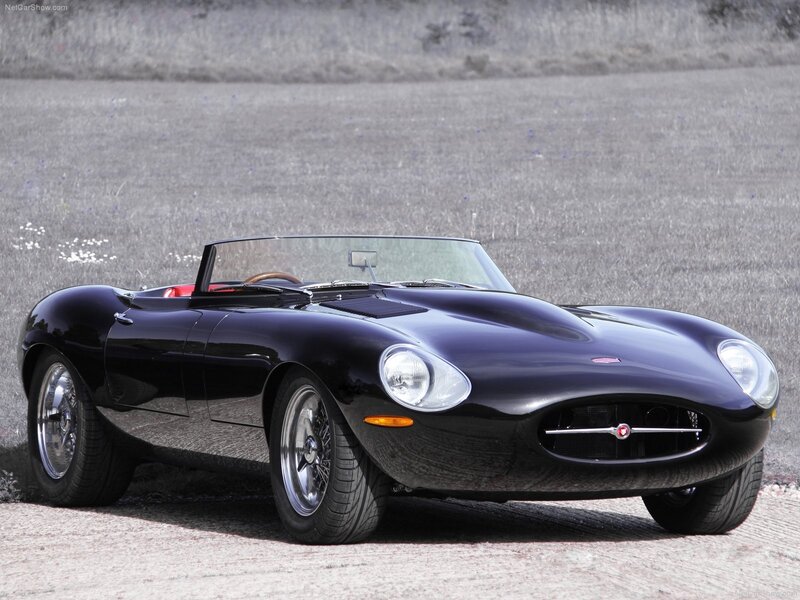 Black Jaguar E-Type Roadster