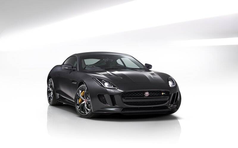 Black Jaguar F-type Car — Dramatic