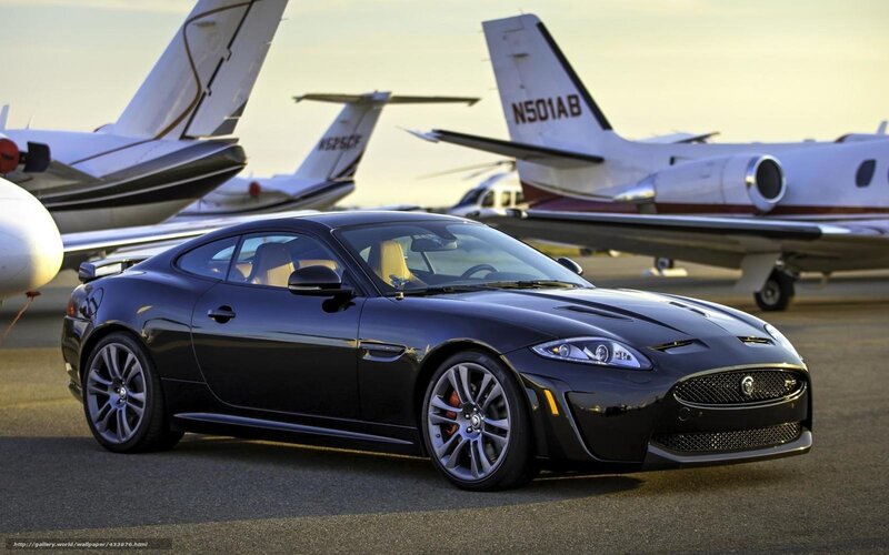 Black Jaguar F-Type on tarmac