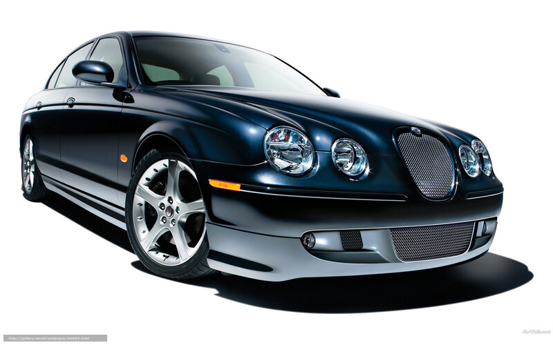 Black Jaguar Sedan Car