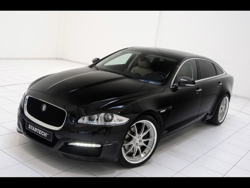 Black Jaguar Sedan