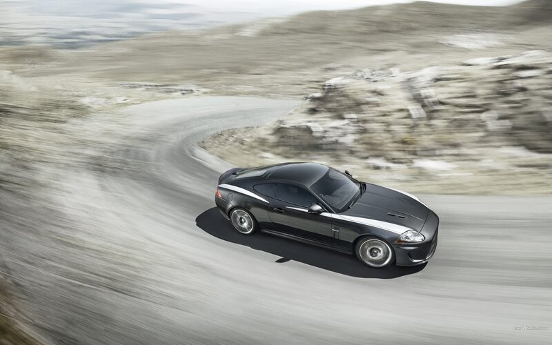 black jaguar sports car