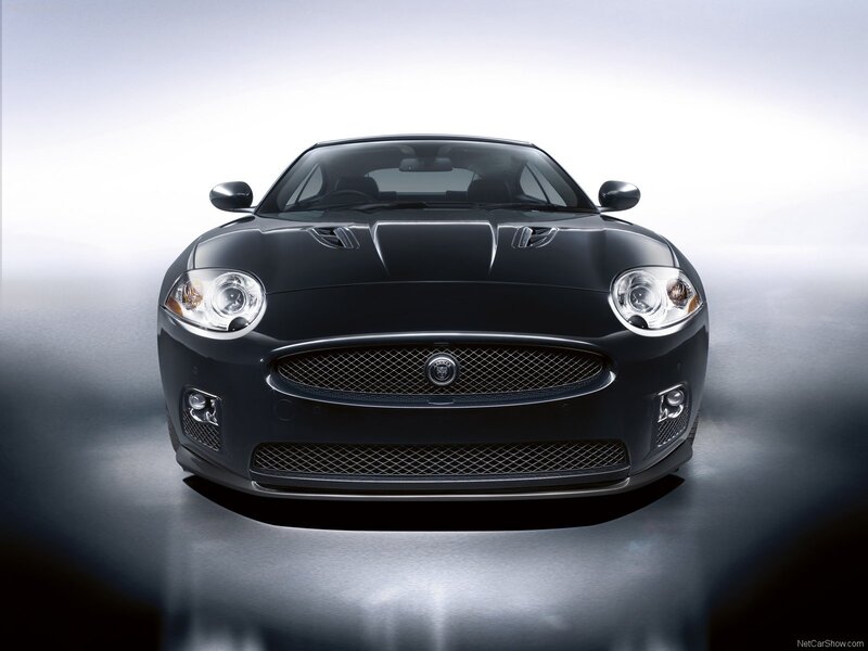 black jaguar sports car