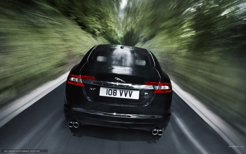Black Jaguar Xf Car