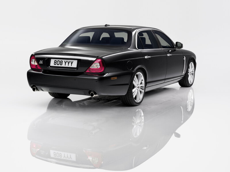 black jaguar xj sedan
