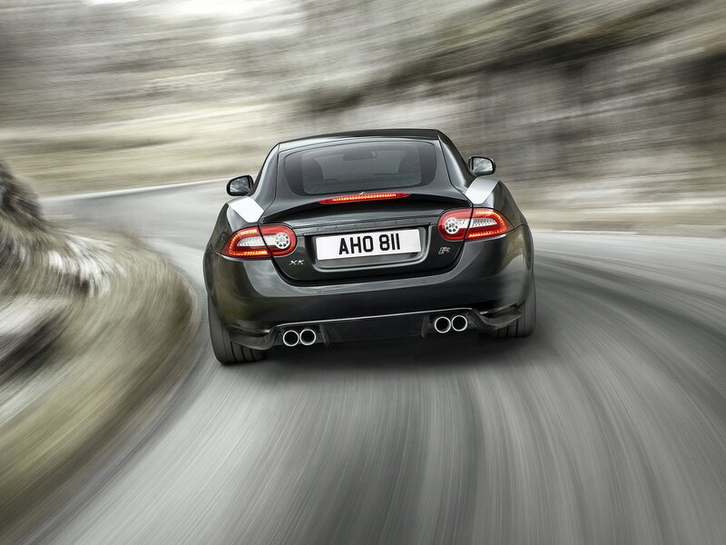 Black Jaguar Xk Car — Dynamic, Photograph