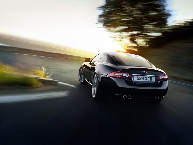 Black Jaguar Xk Car — Dynamic