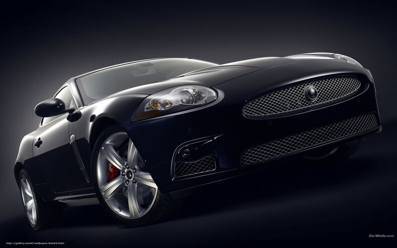 Black Jaguar Xk Coupe — Dramatic