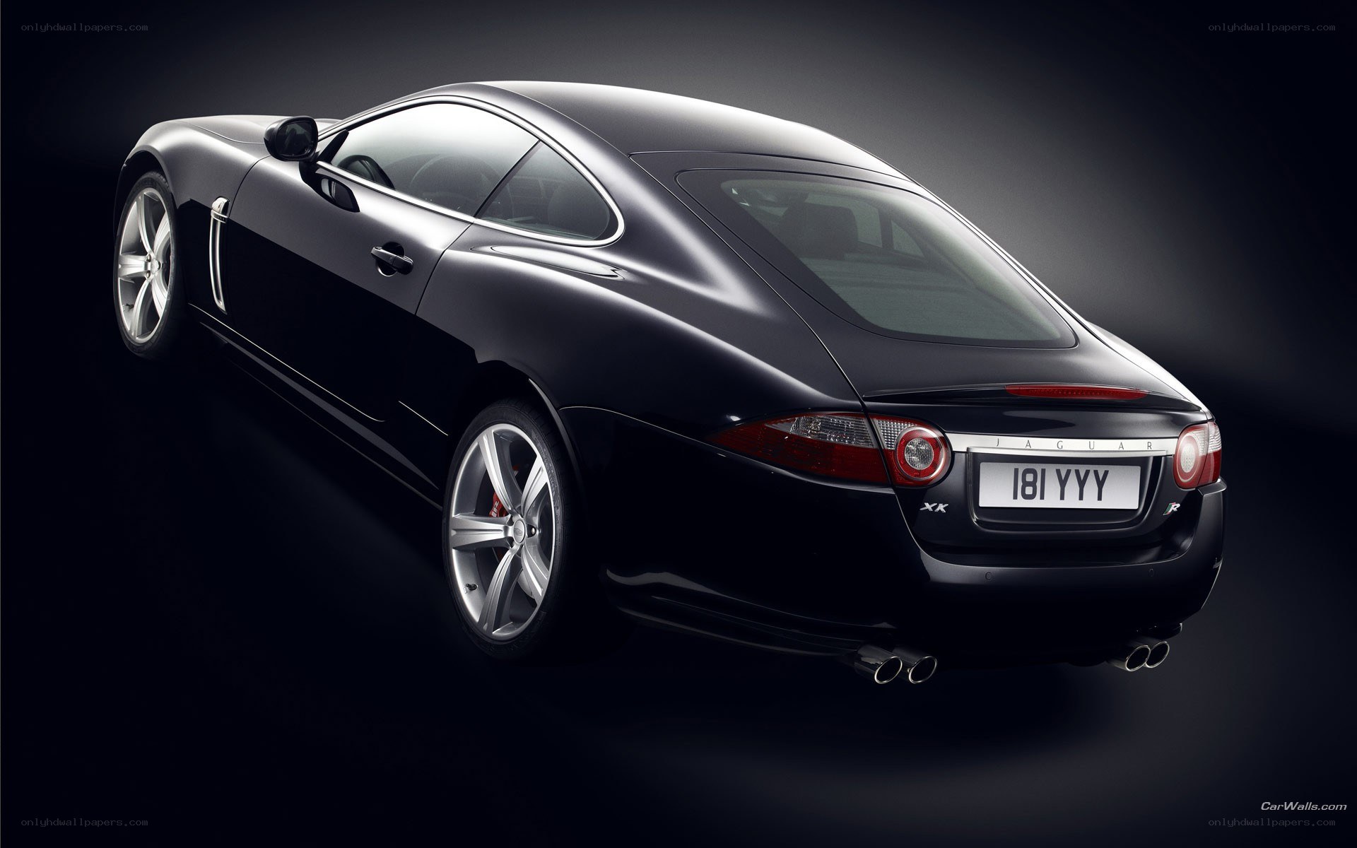 black jaguar xk coupe