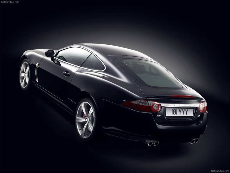 Black Jaguar XK R Coupe
