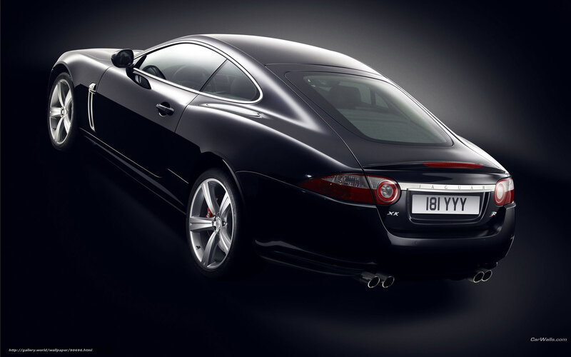 Black Jaguar XK R Coupe