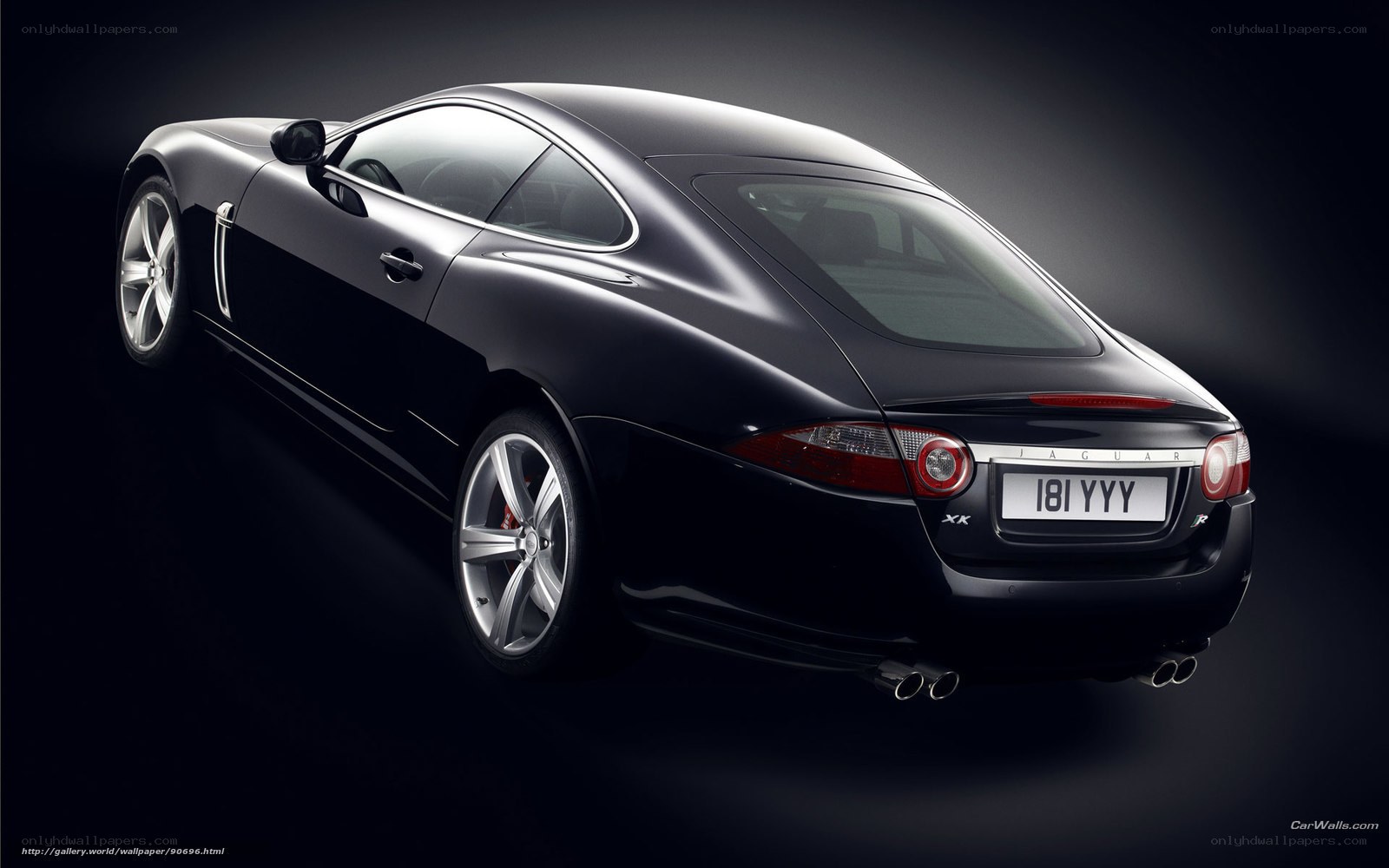 Black Jaguar XK R Coupe