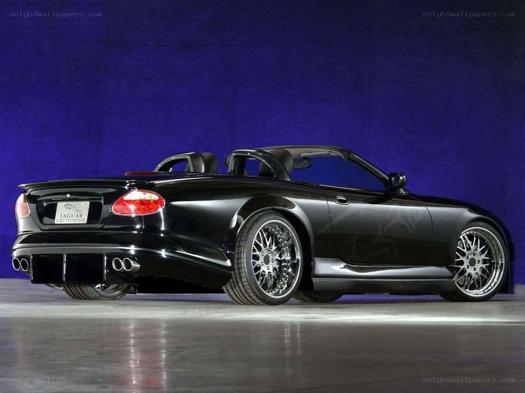 Black Jaguar XK8 Convertible