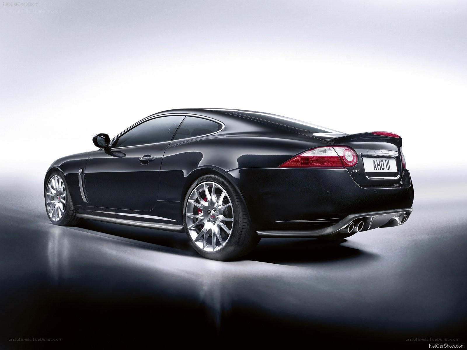 Black Jaguar XKR Coupe