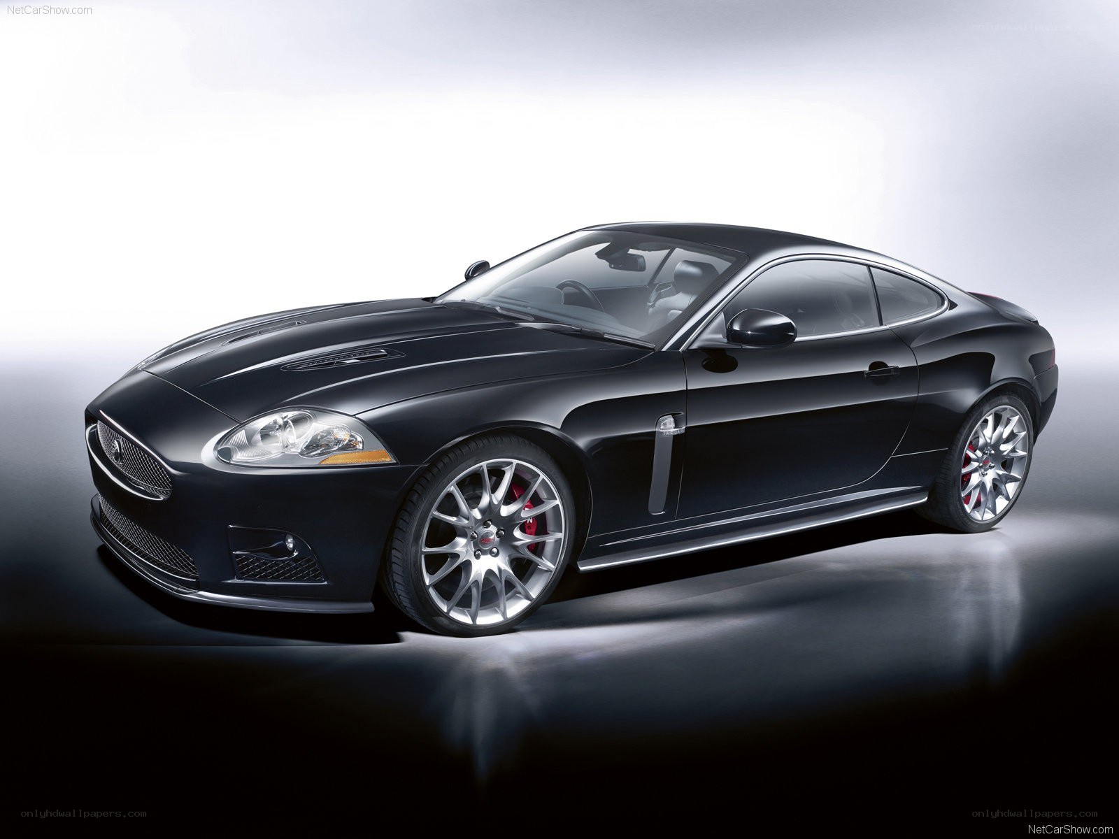 Black Jaguar XKR Coupe