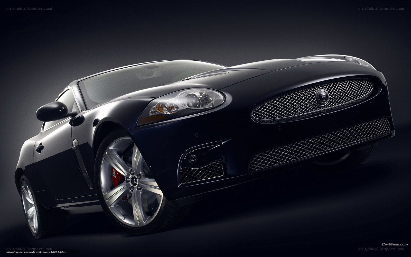 Black Jaguar XKR Sports Car